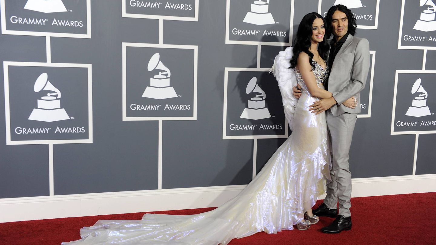 Katy Perry y su entonces esposo, Russell Brand, en 2011. (EFE)