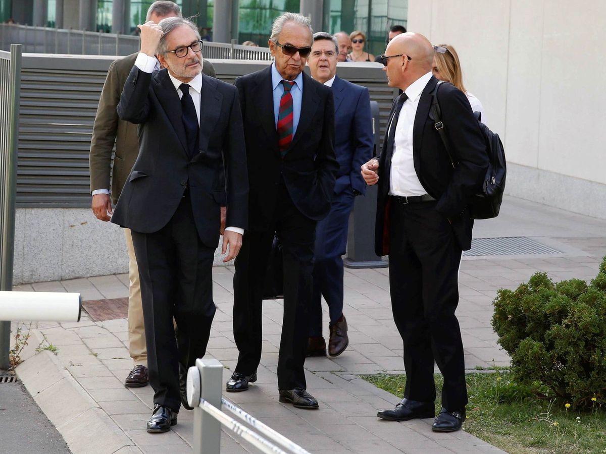 Foto: Jaime Botín, a su llegada al juicio. (EFE)