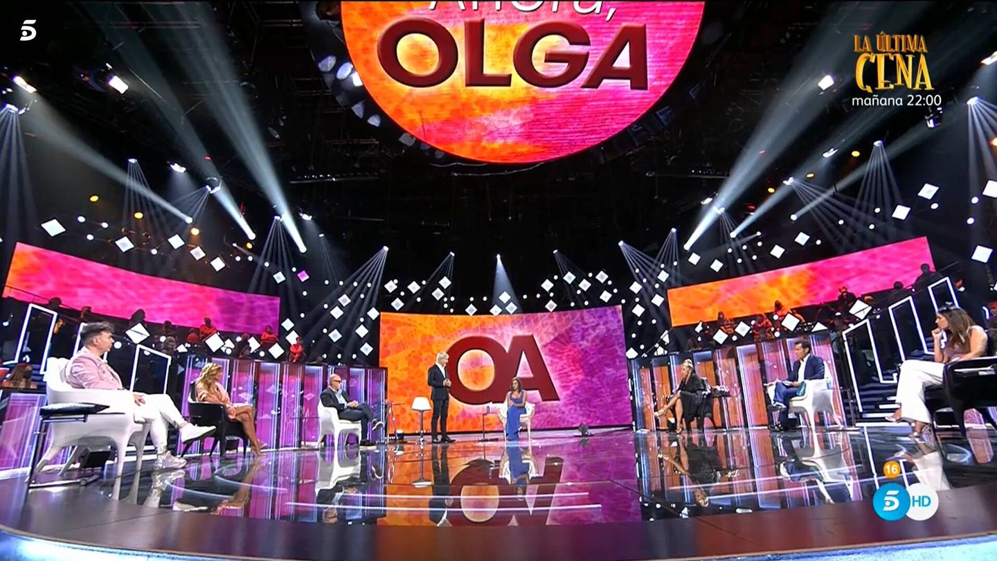 Olga Moreno, en 'Ahora, Olga'. (Mediaset)