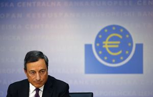 El BCE gasta 4.780 millones en la compra de cédulas en dos semanas