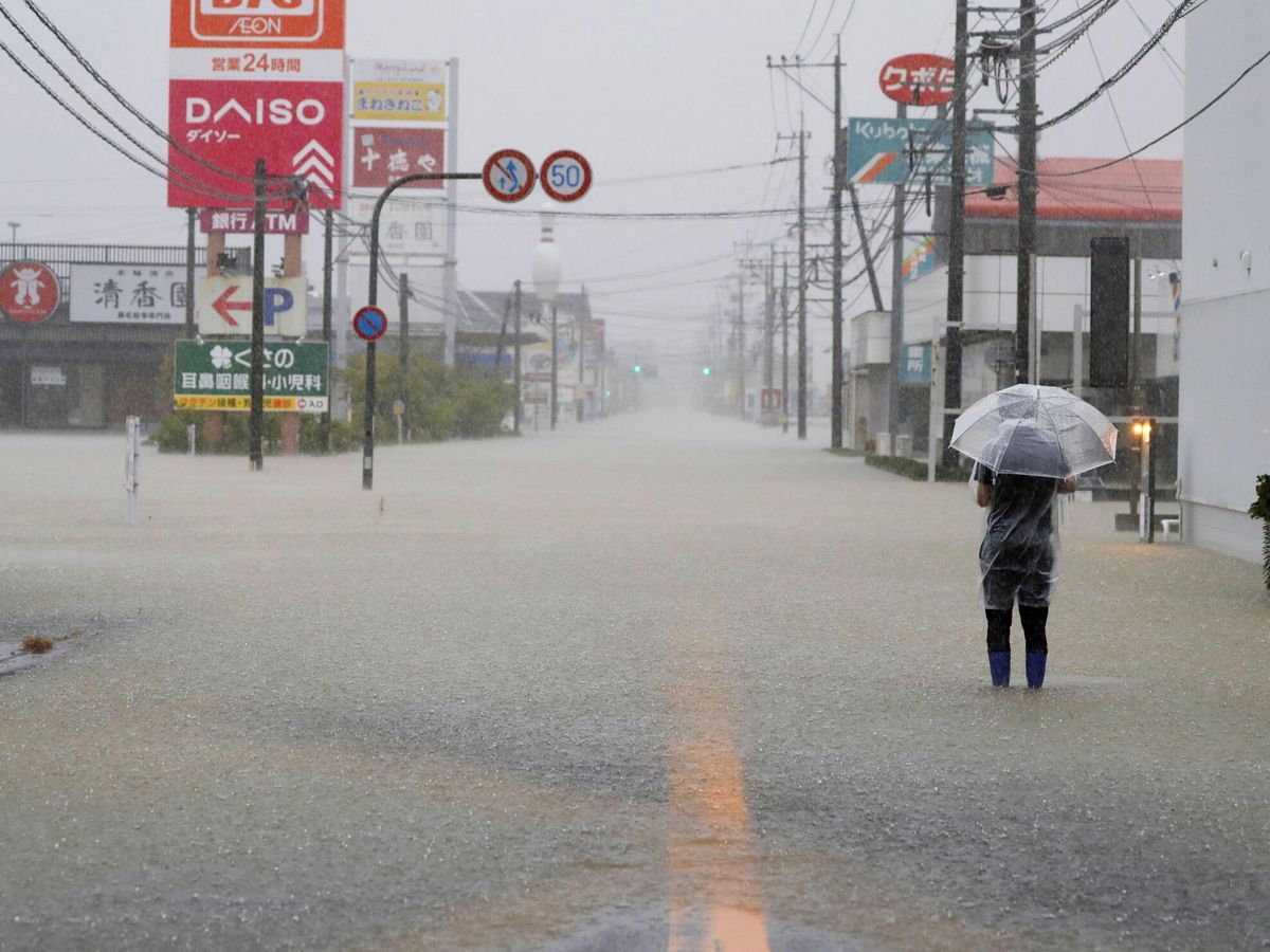 Foto: Japón, afectado por las lluvias torrenciales (Reuters)