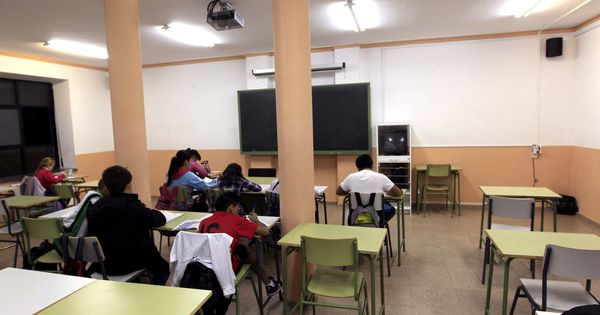 Foto: Vista de una de las aulas del Instituto de Educación Secundaria (IES). (EC)