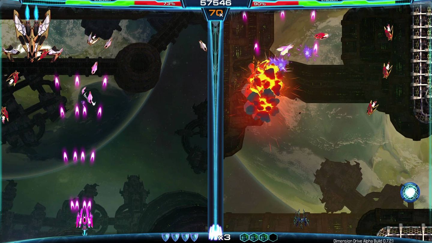 Una imagen del juego 'Dimension Drive'.