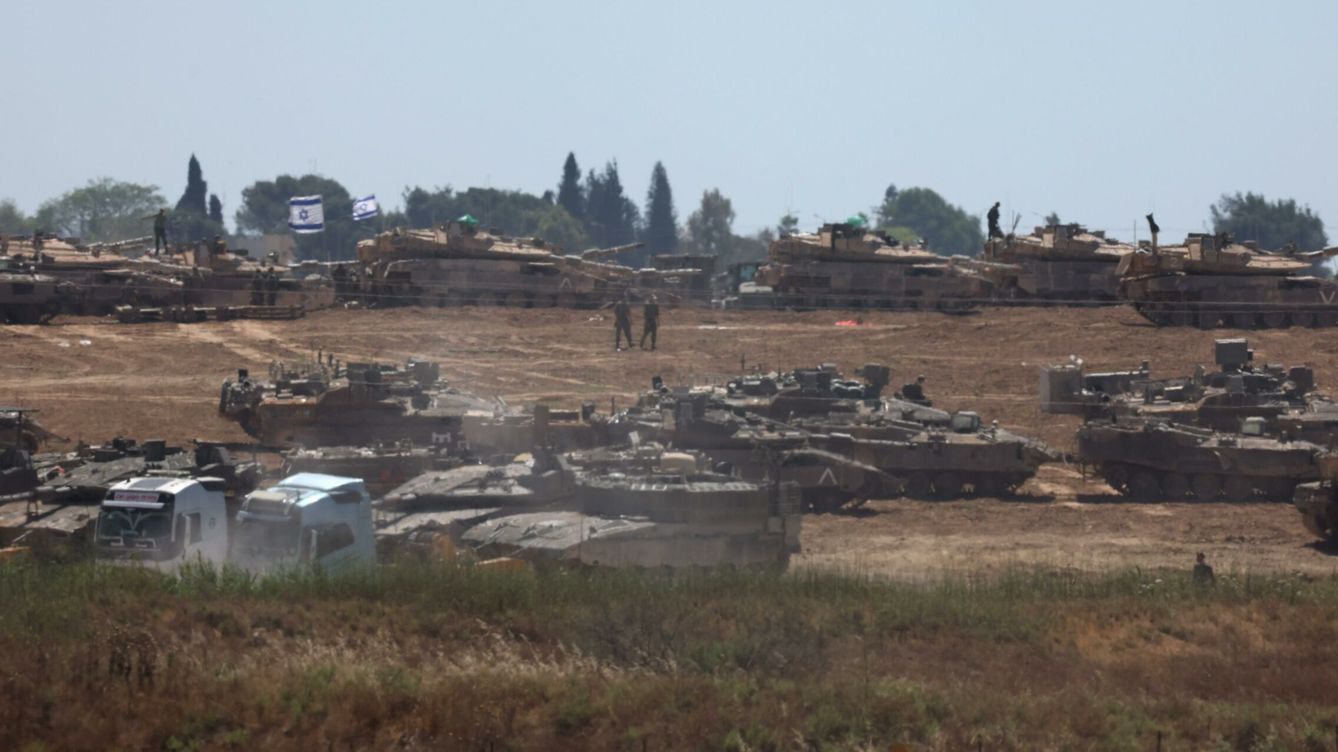 Foto: Tanques de Israel en la Franja de Gaza. (EFE)