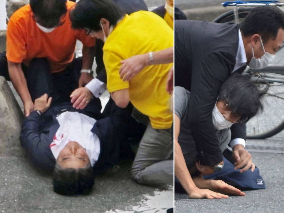 Foto: Así ha sido el atentado contra Shinzo Abe en Japón (REUTERS)