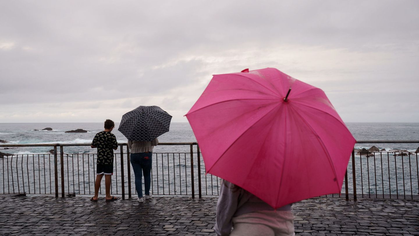 Intensas lluvias en Canarias. (EFE)