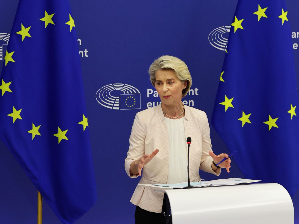 Foto: La presidenta de la Comisión Europea, Ursula von der Leyen. 