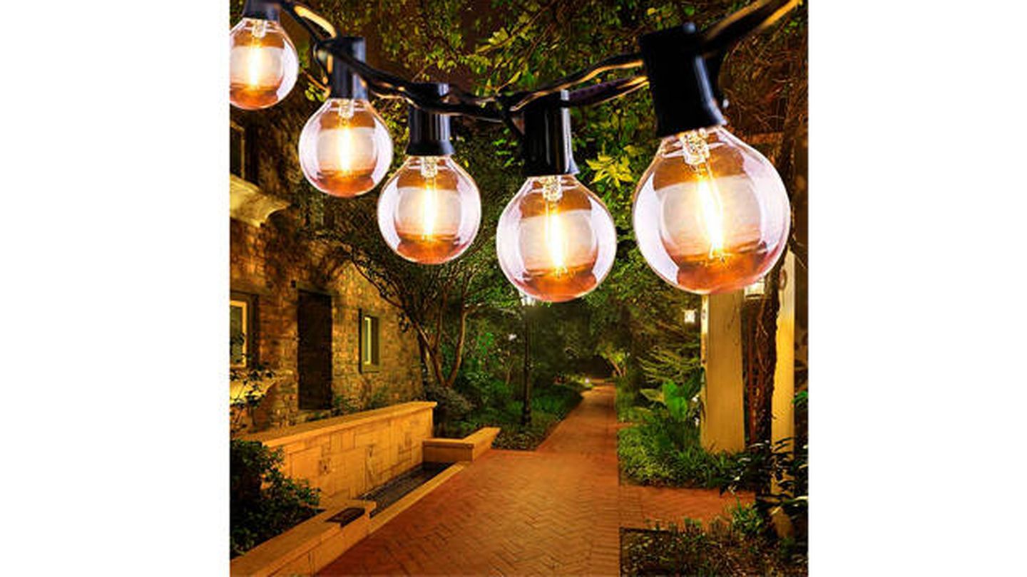 Luces LED Qxmcov tipo guirnaldas para jardín