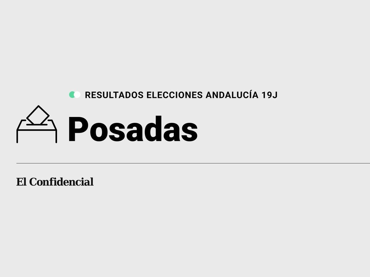 Foto: Resultados en Posadas, Córdoba, de las elecciones de Andalucía 2022 este 19-J (C.C./Diseño EC)