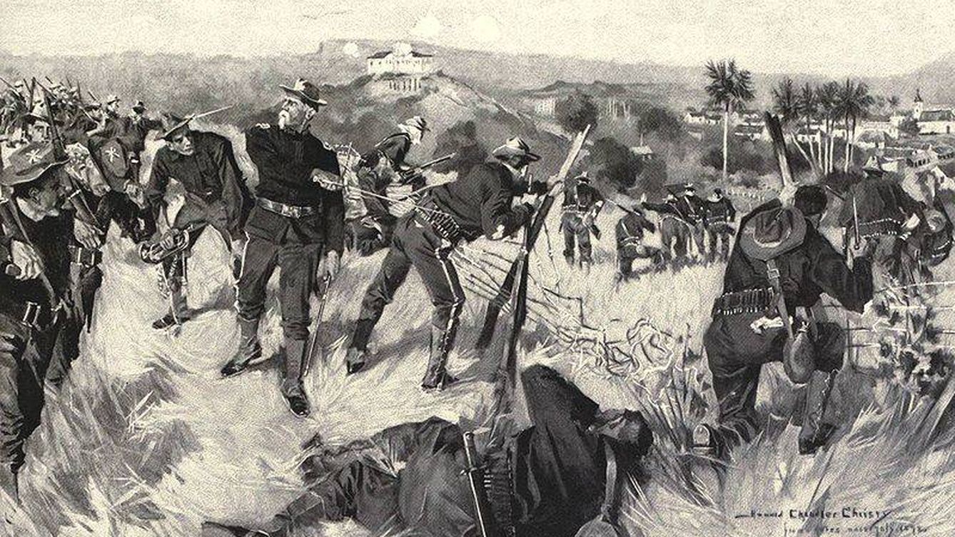 Foto: Soldados estadounidenses durante la batalla de Caney. (Wikimedia Commons)