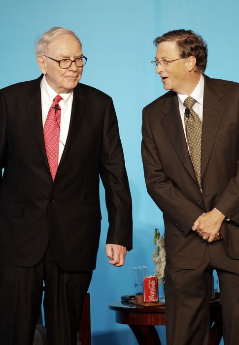 Foto: Warren Buffett y Bill Gates son, probablemente, los dos emprendedores más importantes de Estados Unidos. (Reuters)