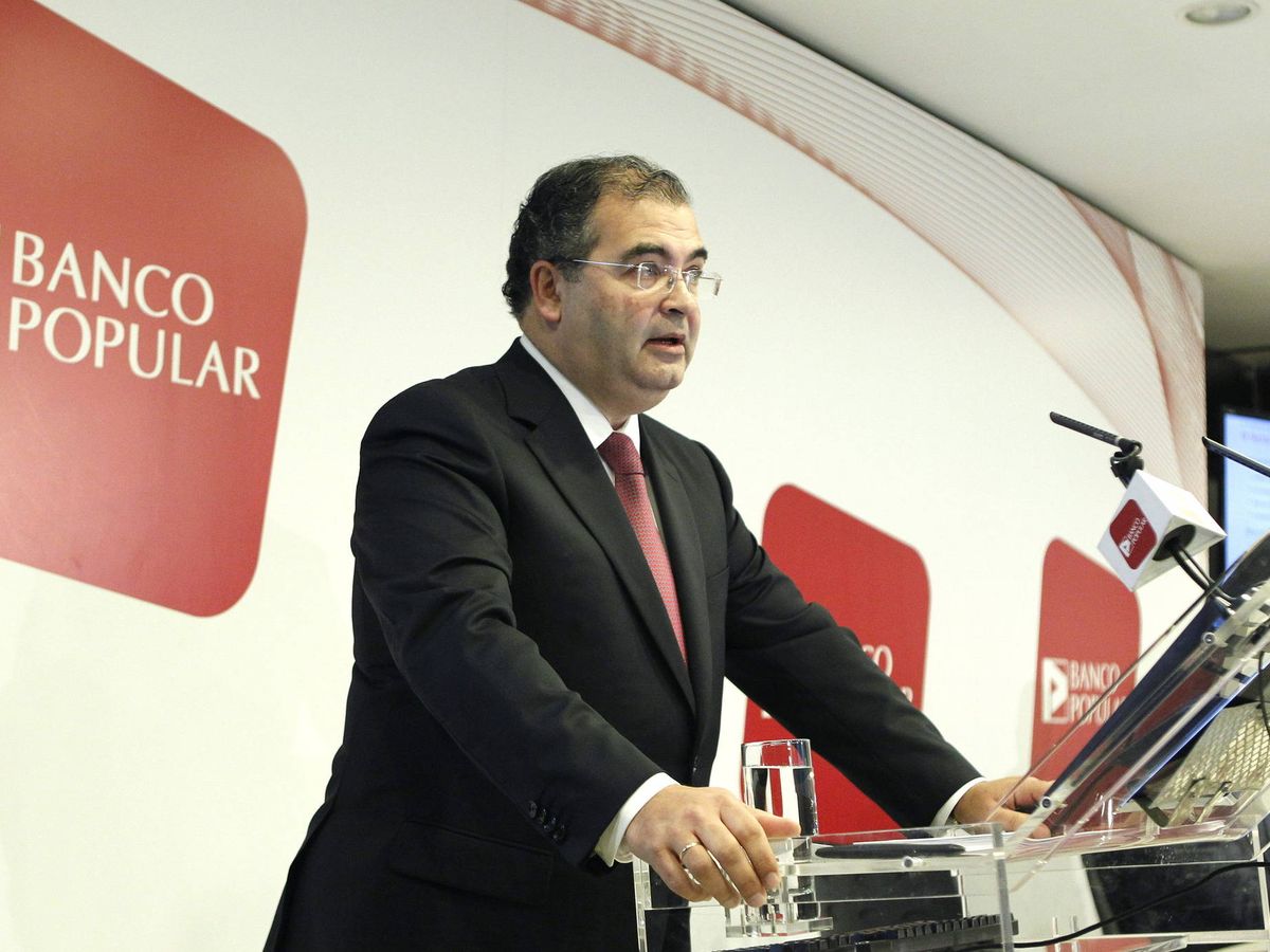 Foto: Ángel Ron, expresidente de Banco Popular, en la presentación de resultados de 2012. (EFE/Ángel Díaz)