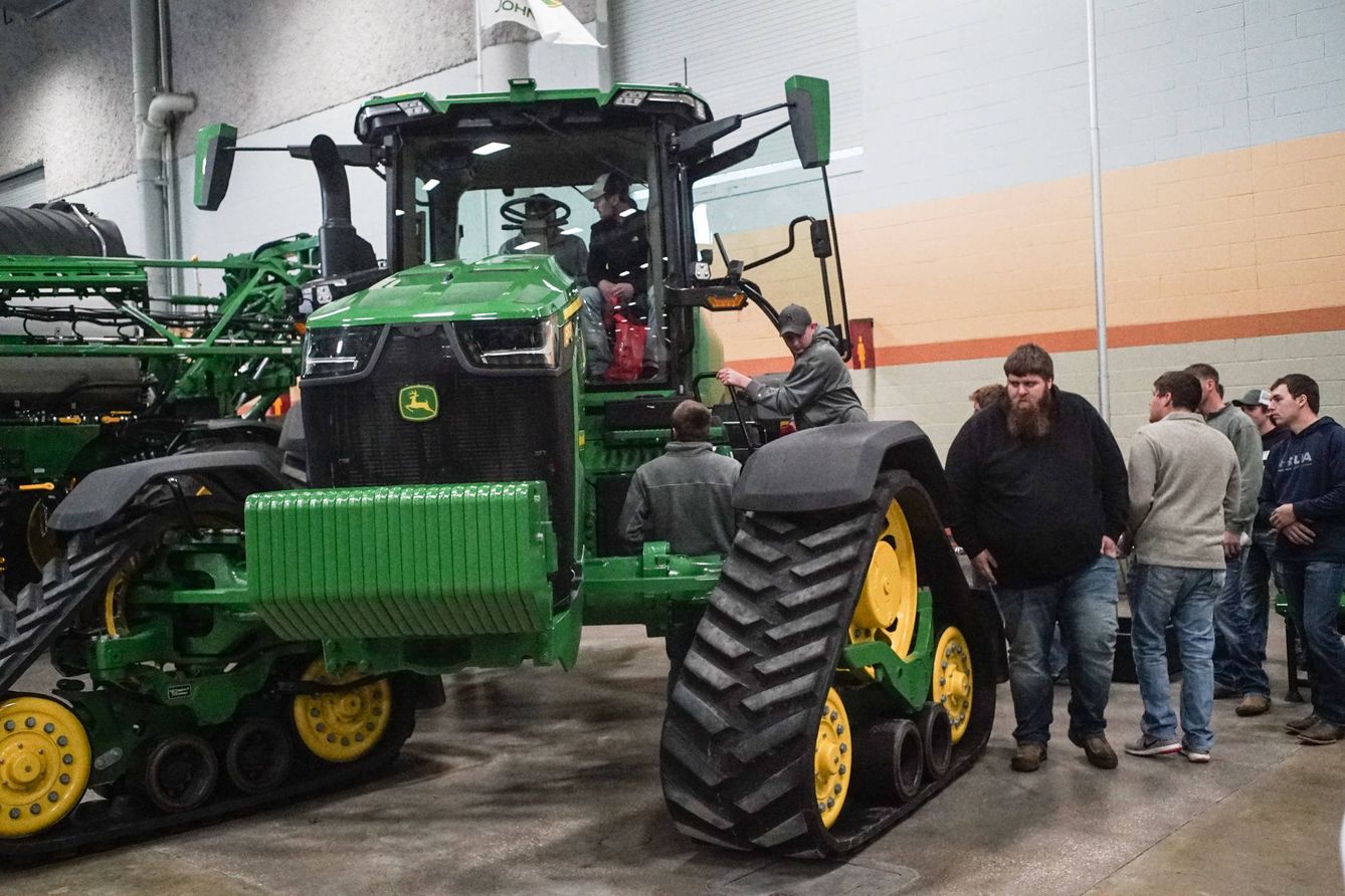 La feria de maquinaria agrícola Iowa Power Farming Show en Des Moines. (G. Cervera)