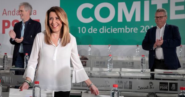 Foto: La secretaria general del PSOE-A y presidenta andaluza en funciones, Susana Díaz. (EFE)