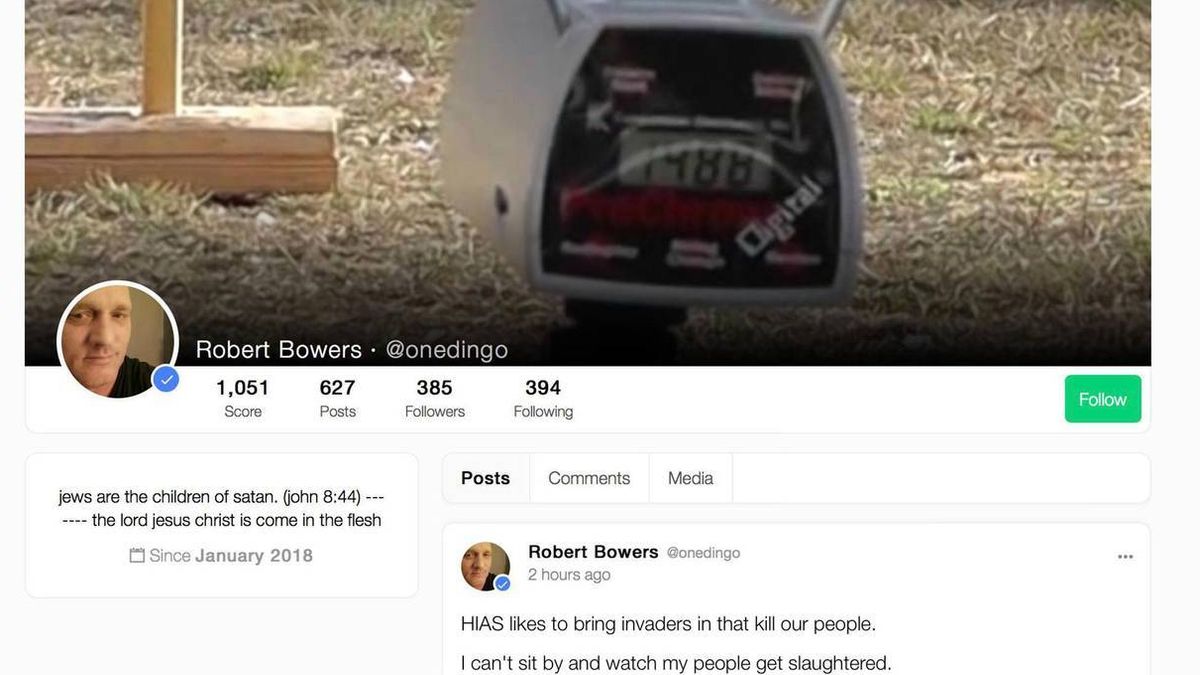 Boicot a Gab: así funciona la red social de ultras que usaba el terrorista de Pittsburgh
