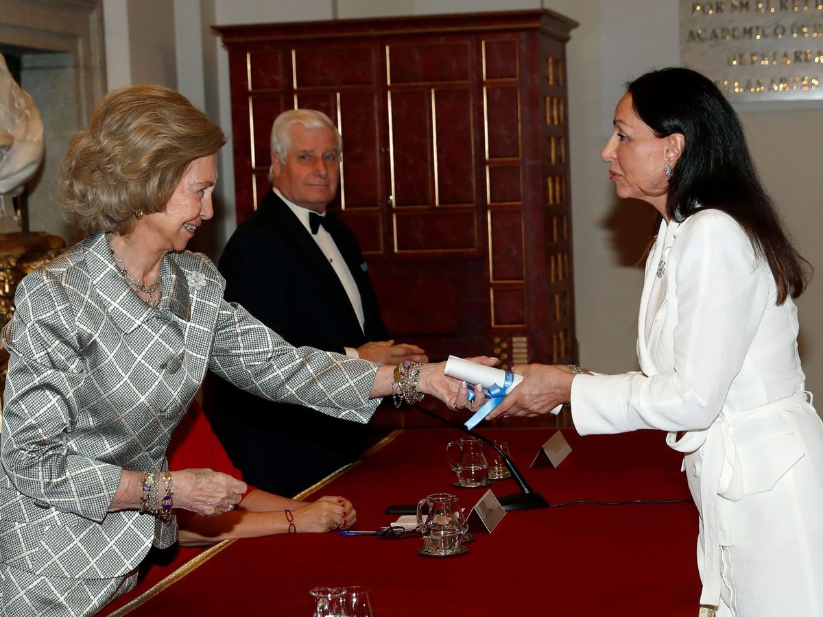 Foto: La reina Sofía con Esther Koplowitz. (EFE)