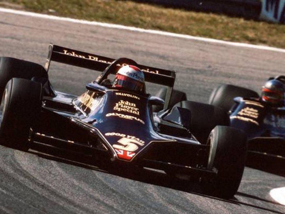 Foto: Mario Andretti al volante del Lotus 79, junto a Ronnie Petersson. (Imago)