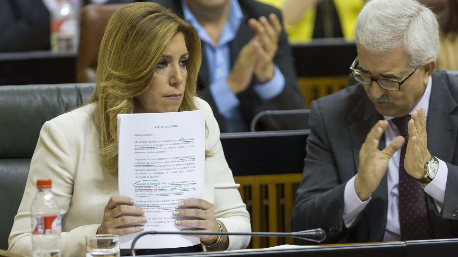 Foto: La presidenta de la Junta de Andalucía en funciones, Susana Díaz. (EFE)