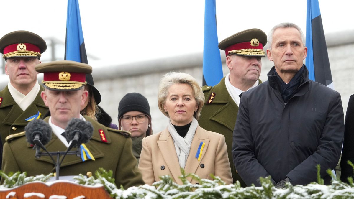 La UE y la OTAN escenifican en Estonia el apoyo a Ucrania tras un año de guerra 