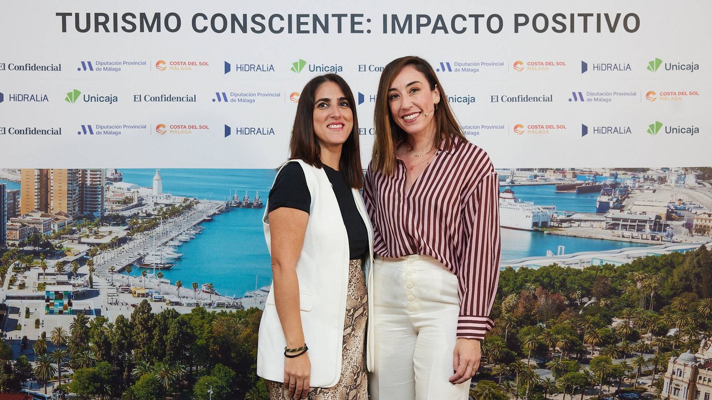 María de Lemos y Pilar Crespo de Booking.com.