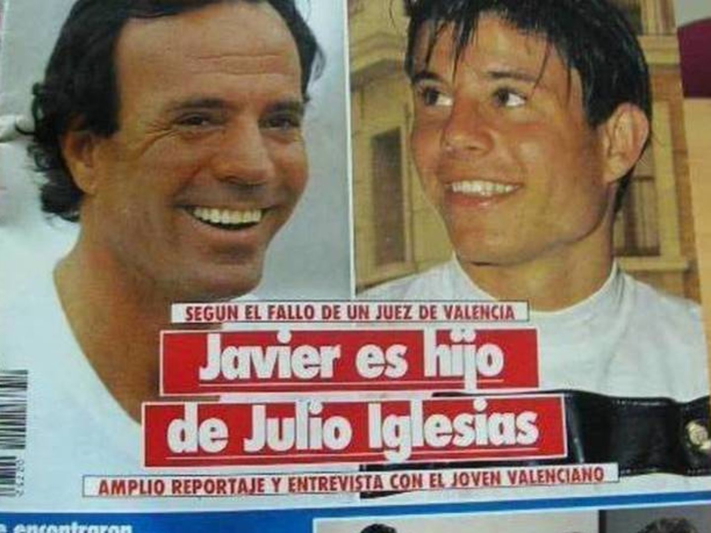 Javier Sánchez y Julio Iglesias, en una portada retrospectiva de 'Semana'.