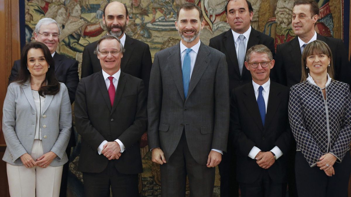 El Rey recibe a la cúpula de Accenture en su cincuenta aniversario en España