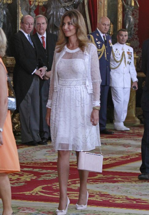 Foto: Mariló Montero este jueves en el besamanos del Palacio Real (Gtres)