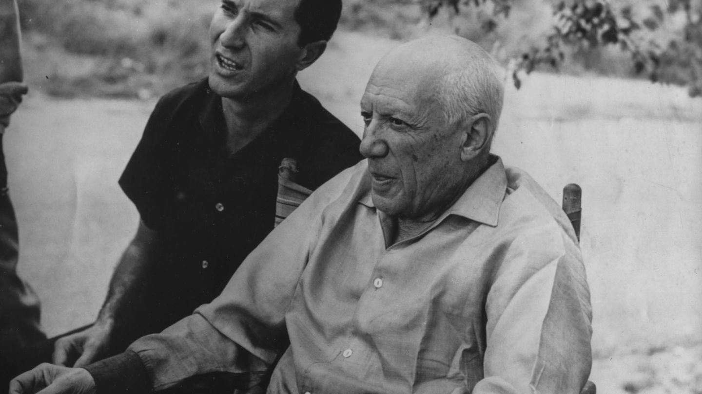  Pablo Picasso y Luis Miguel Dominguín. (Getty)