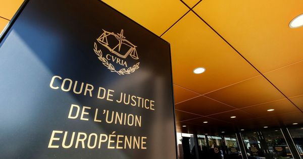 Foto: Acceso al Tribunal de Justicia de la Unión Europea en Luxemburgo. (EFE)