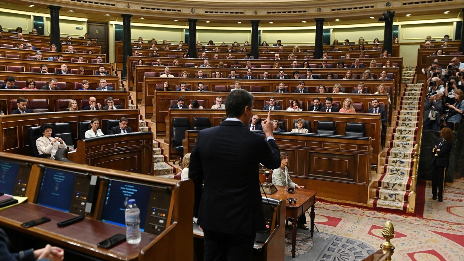 Foto: Sesión de control al Gobierno en funciones. (Fernando Villar/EFE)