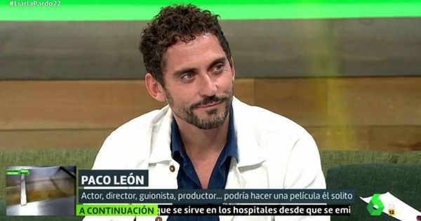 Foto: El actor Paco León, en el programa 'Liarla pardo'. (Atresmedia)