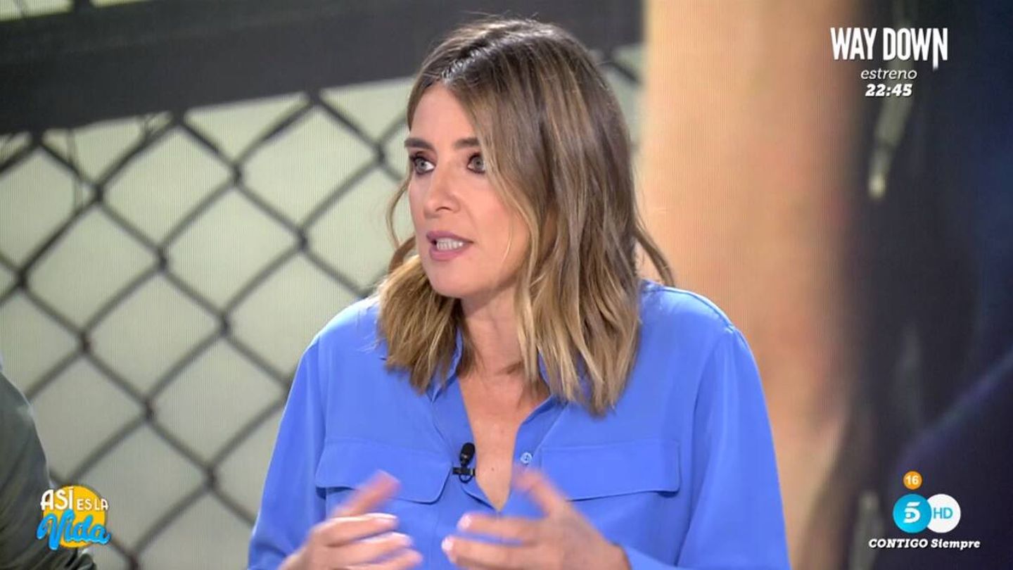 La presentadora Sandra Barneda. (Mediaset)