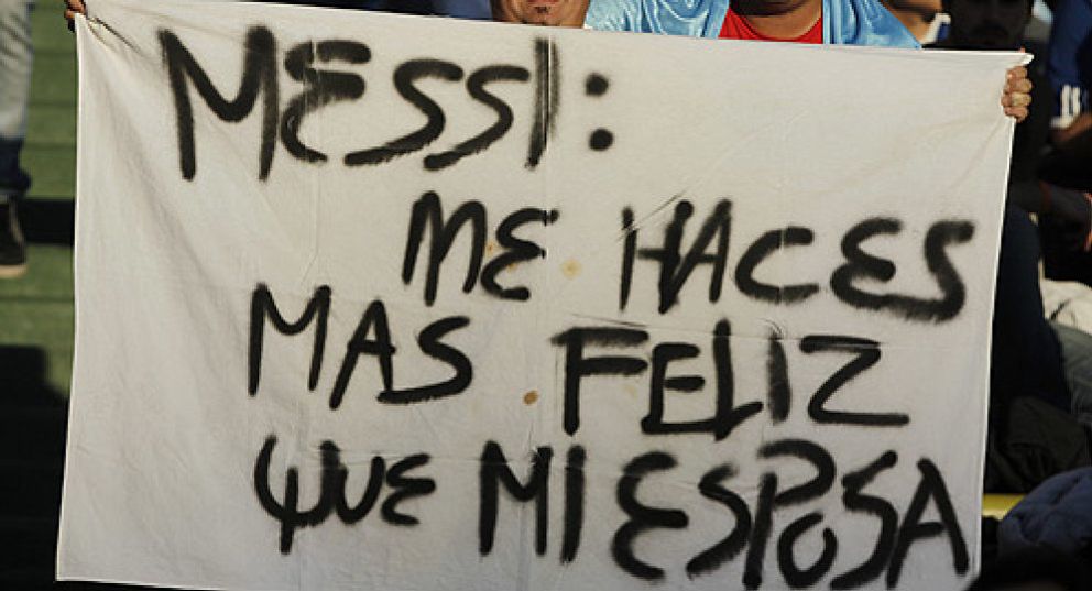 Foto: Messi ya es el ídolo del pueblo argentino