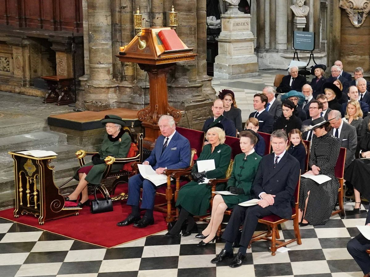 Foto: El servicio religioso en memoria del duque de Edimburgo. (Cordon Press)