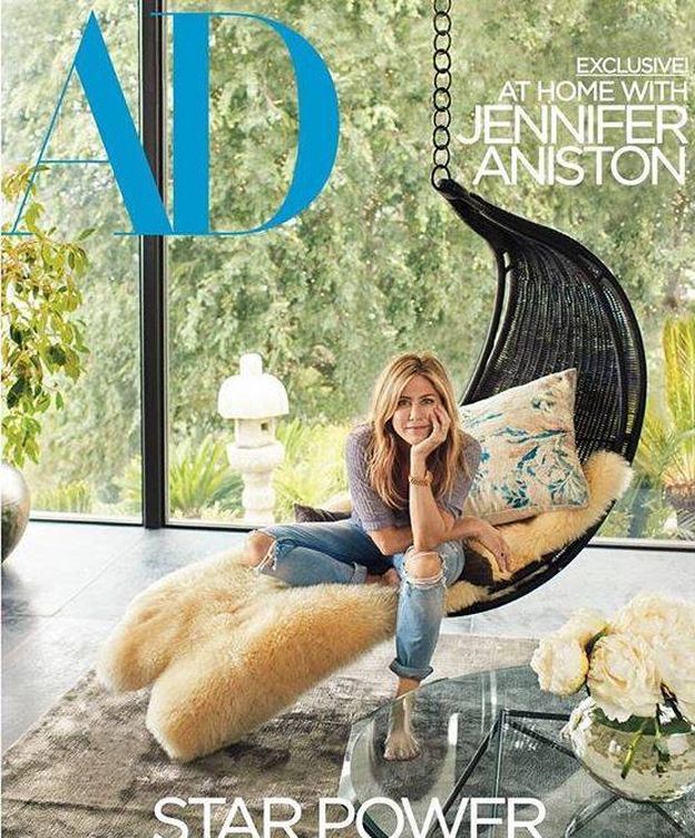 Foto: La actriz Jennifer Aniston en la portada de la revista 'AD'. 