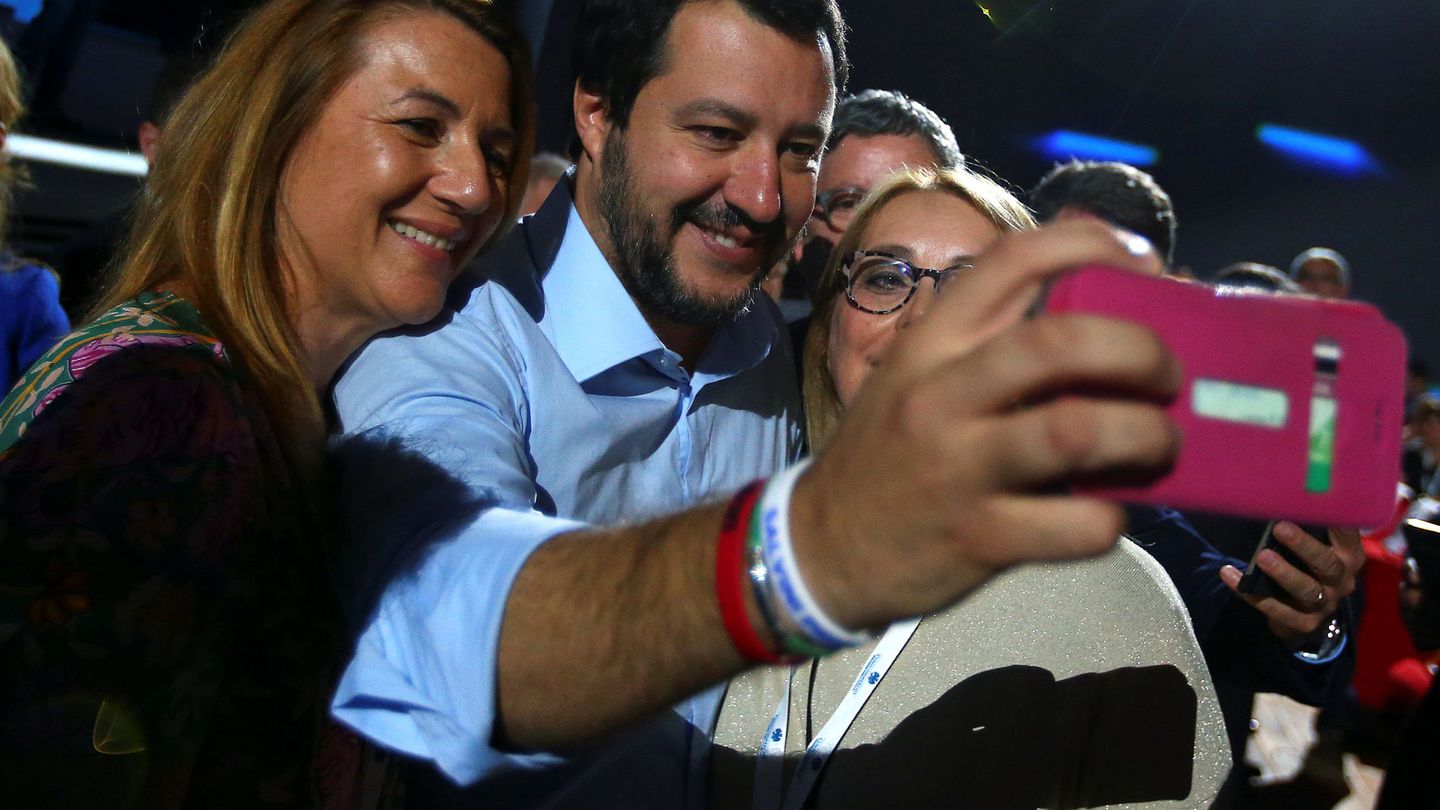 Matteo Salvini, líder de la xenófoba Lega y duro opositor a la UE. (Reuters)