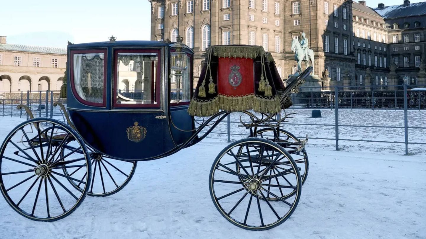 La carroza que usarán Federico y Mary de Dinamarca tras su proclamación. (Kongehuset)