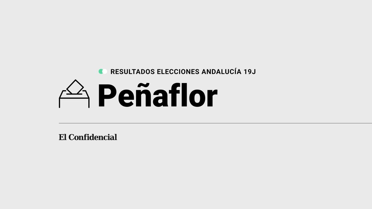 Resultados en Peñaflor de las elecciones Andalucía: el PSOE-A gana en el municipio