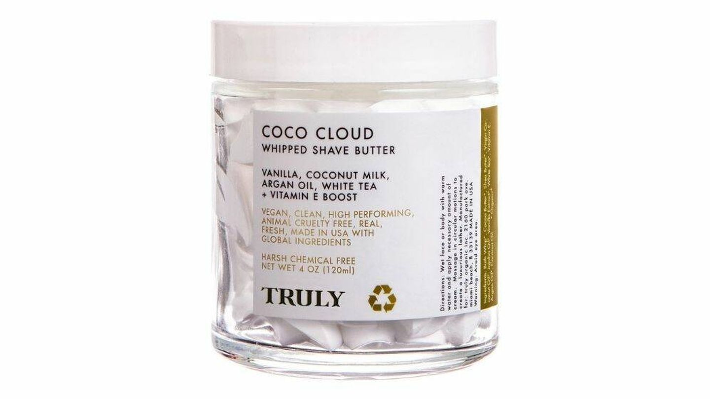 Coco Cloud Crema de Afeitado de Truly.