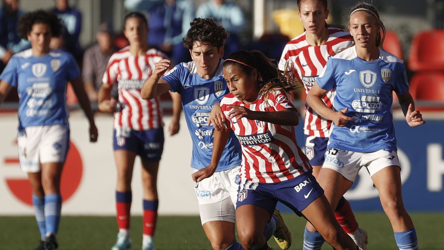 Leicy Santos, jugadora del Atlético de Madrid Femenino. (EFE/Daniel González)