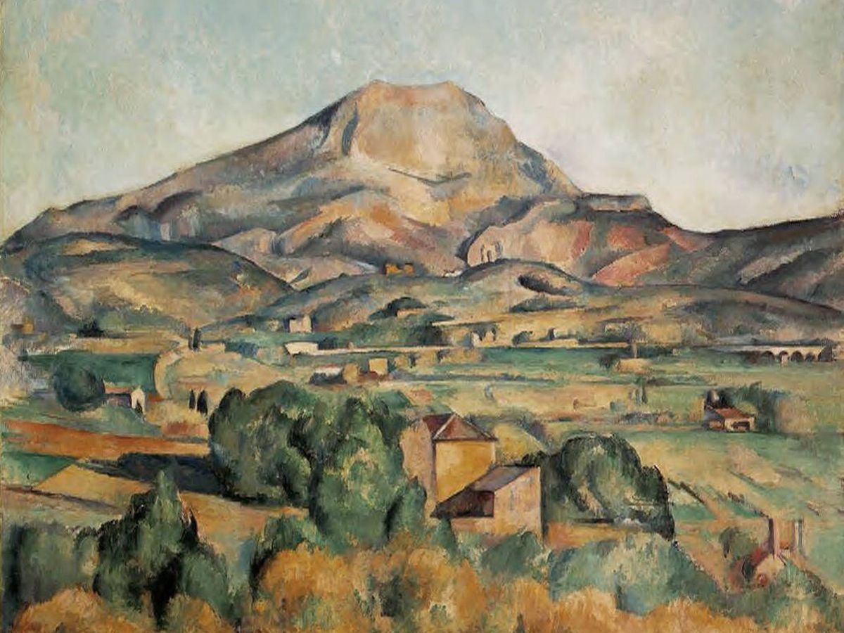 Foto: 'Montagne Sainte-Victorie vue de Bellevue', de Paul Cézanne.