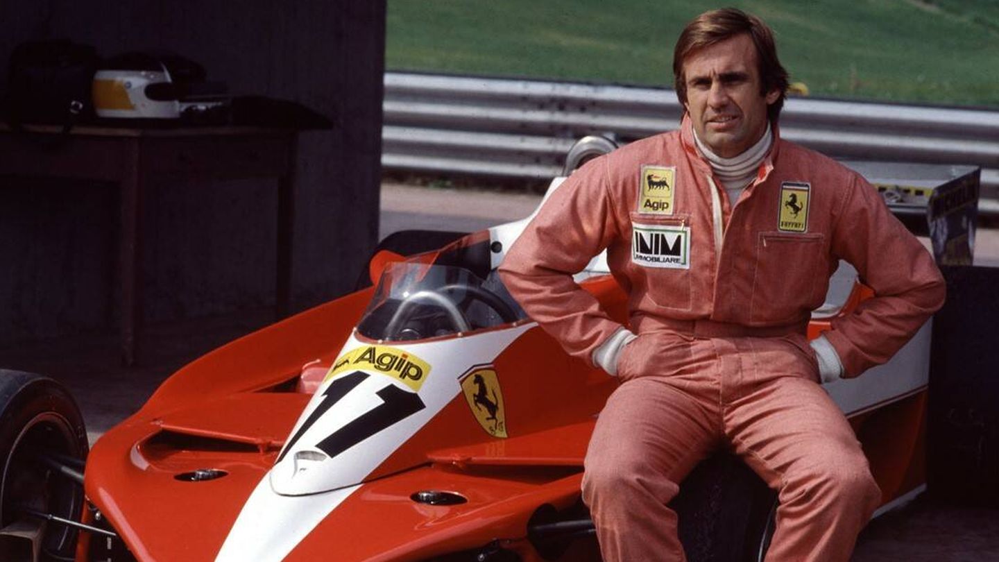 Carlos Reutemann,  en su etapa en Ferrari. (Ferrari)