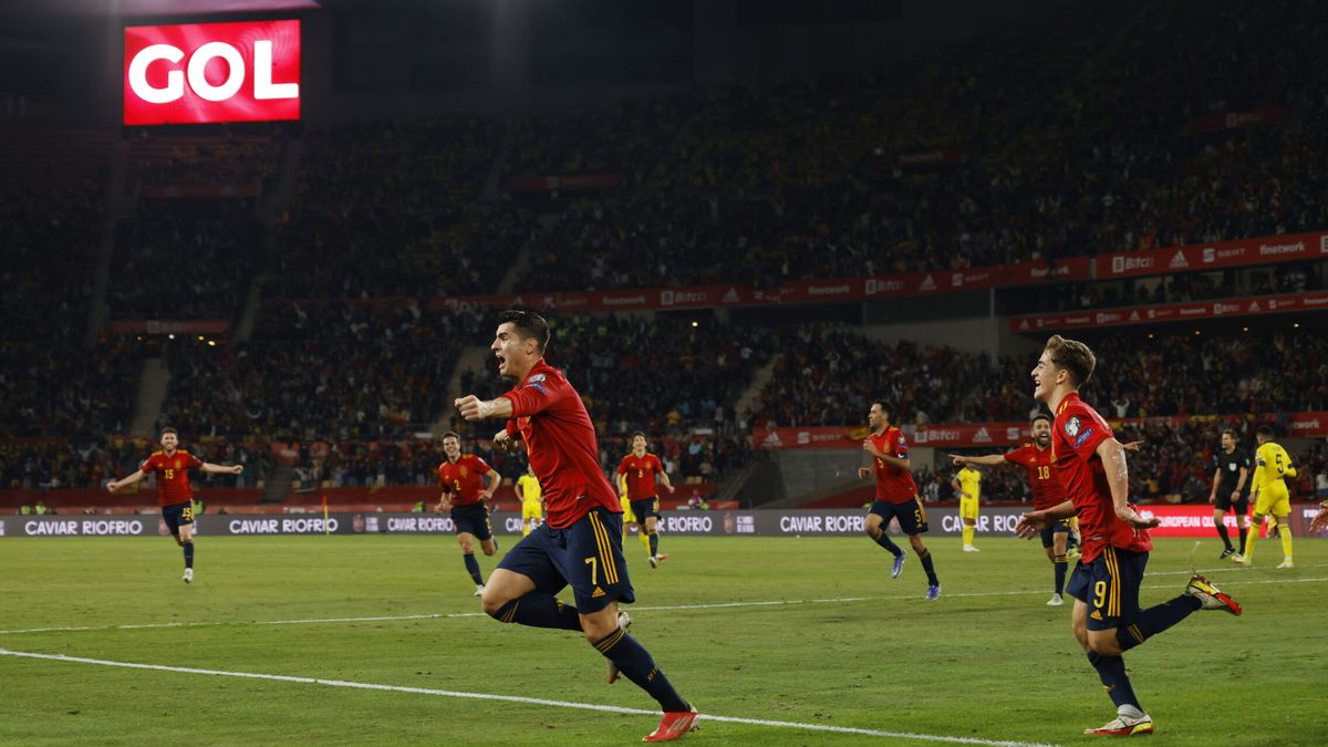 España vence a Suecia con un gol de Morata y consigue el billete para el Mundial (1-0)