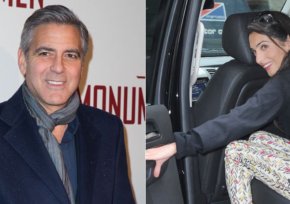 Foto: Clooney y la abogada en imágenes de archivo (Gtres)