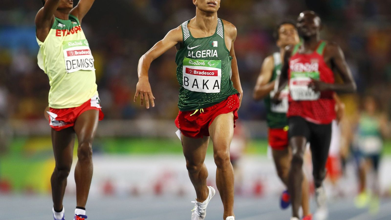 Foto:  Abdellatif Baka gana el 1500 m en Río (Jason Cairnduff/REUTERS).