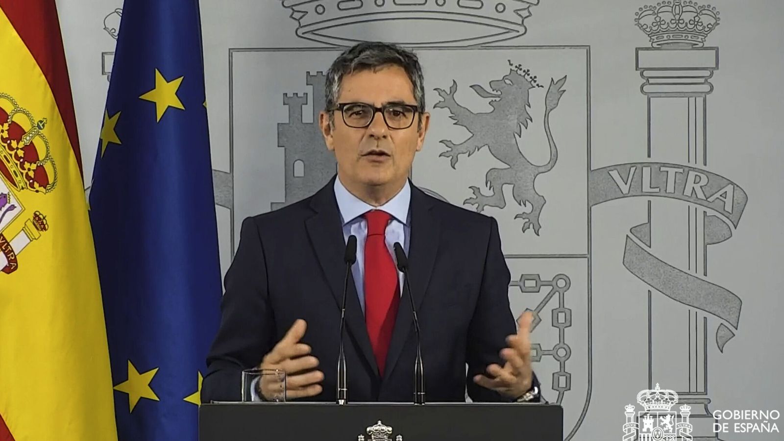 Vídeo | Felix Bolaños comparece en el Congreso de los Diputados para informar sobre la gestión de la crisis migratoria en Ceuta