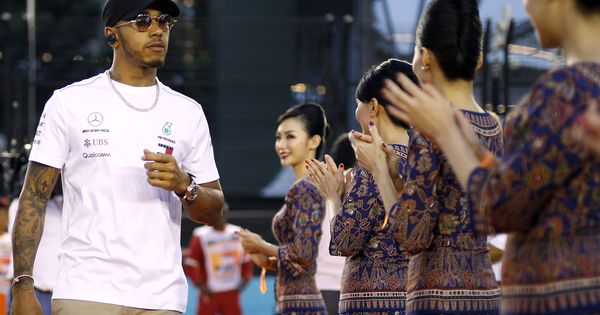 Foto: Lewis Hamilton, este domingo en Singapur. (Reuters)