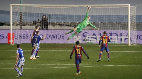 Ter Stegen se convierte en héroe en la tanda de penaltis y mete al Barça en la final (1-1)