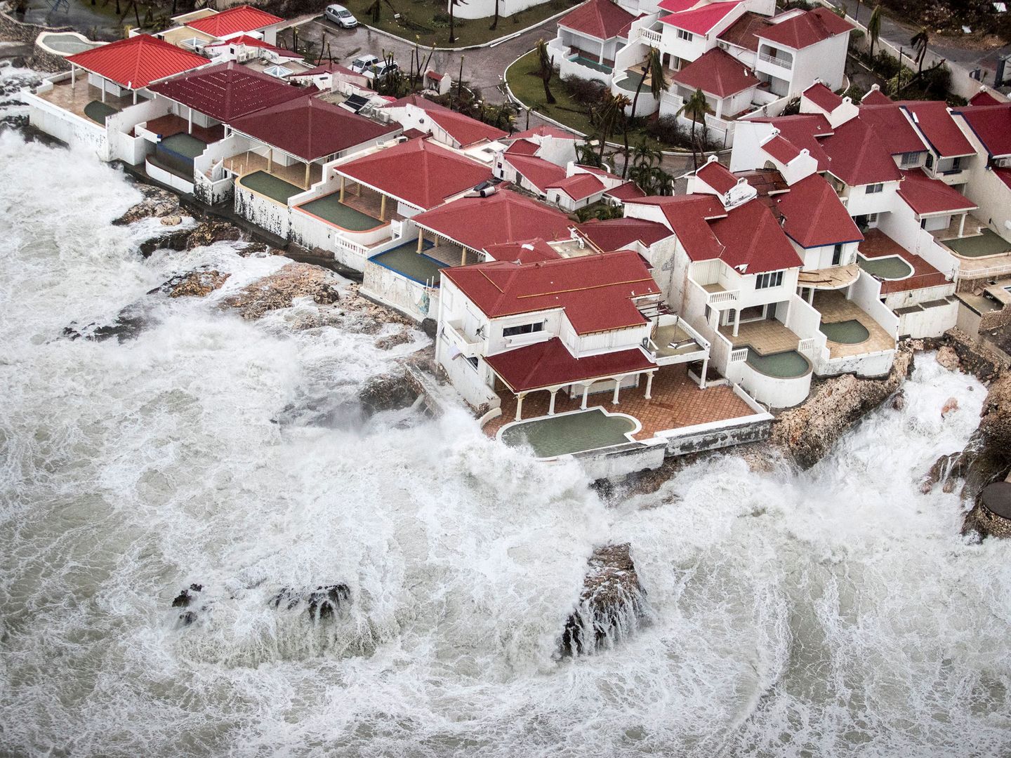 'Irma', a su paso por Sint Maarten, la parte neerlandesa de la isla caribeña de San Martín (Reuters)