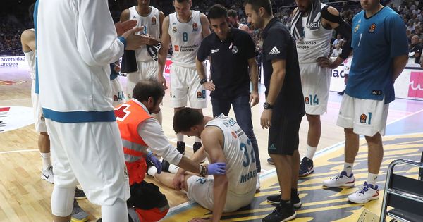 Foto: Ognjen Kuzmic sufre una rotura completa del ligamento cruzado anterior de la rodilla izquierda. (EFE)
